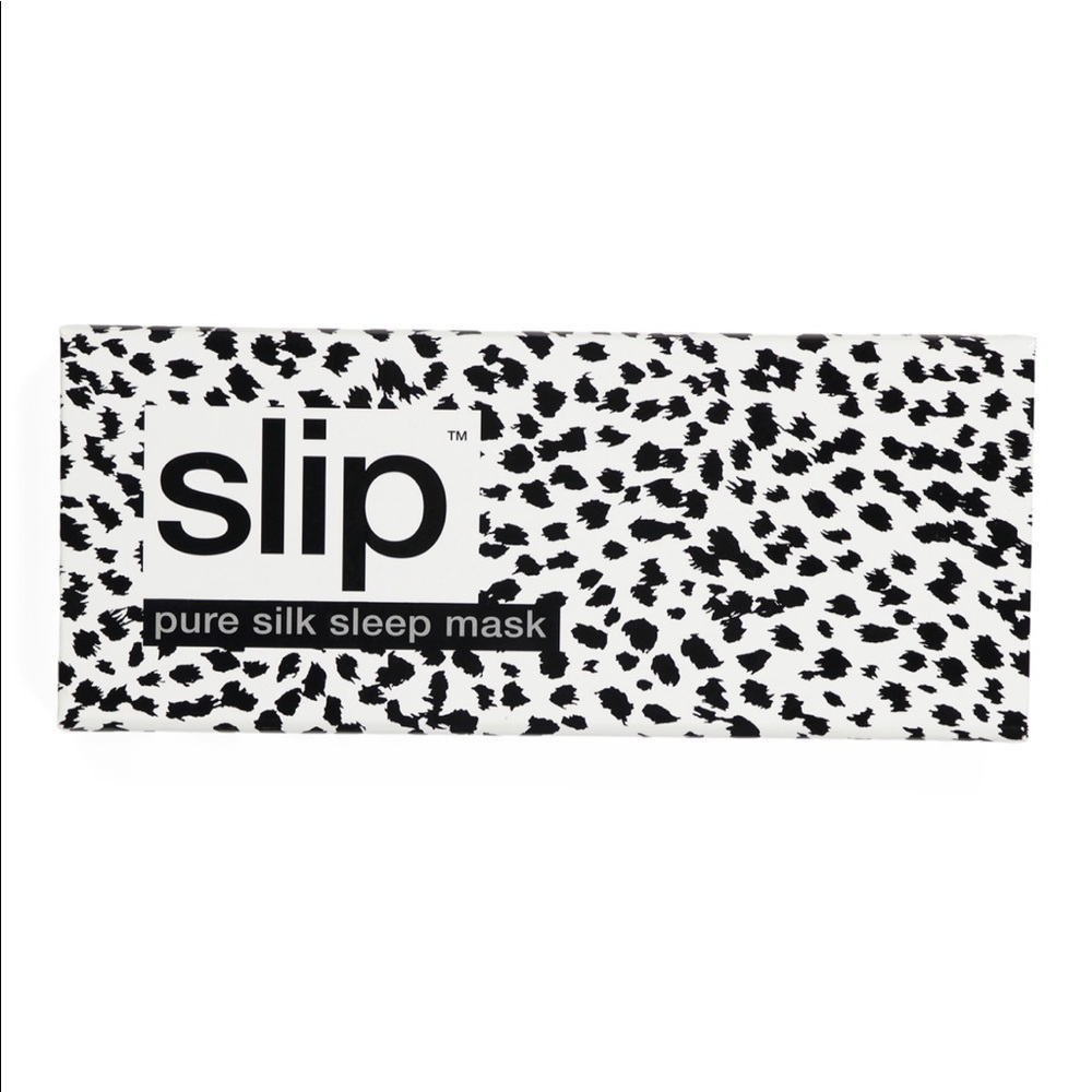 NIB Slip Pure Silk Leopard Print Spotted Eye Sleep Mask